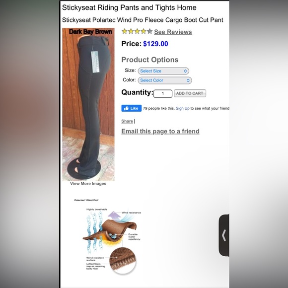 Sticky Seat Riding Pant - Picture 5 of 5